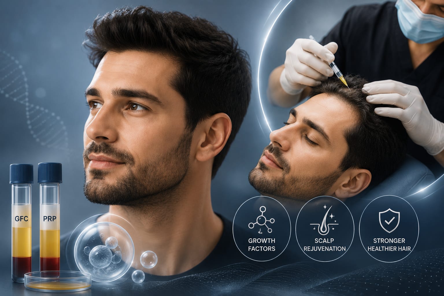 GFC and PRP Hair Regrowth Therapy