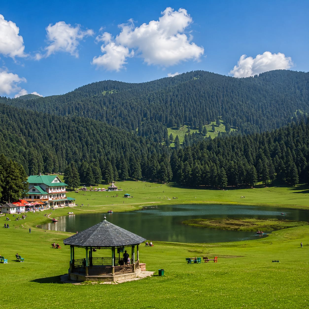 Khajjiar hill destination in Himachal Pradesh