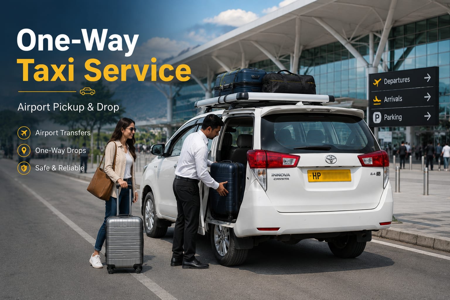 One-way taxi service for convenient travel