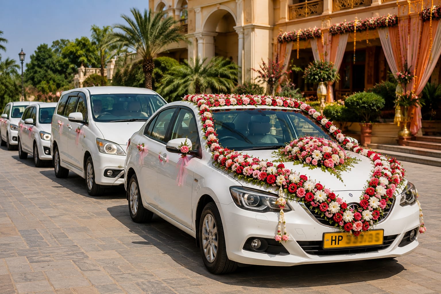 Wedding car and guest transportation service