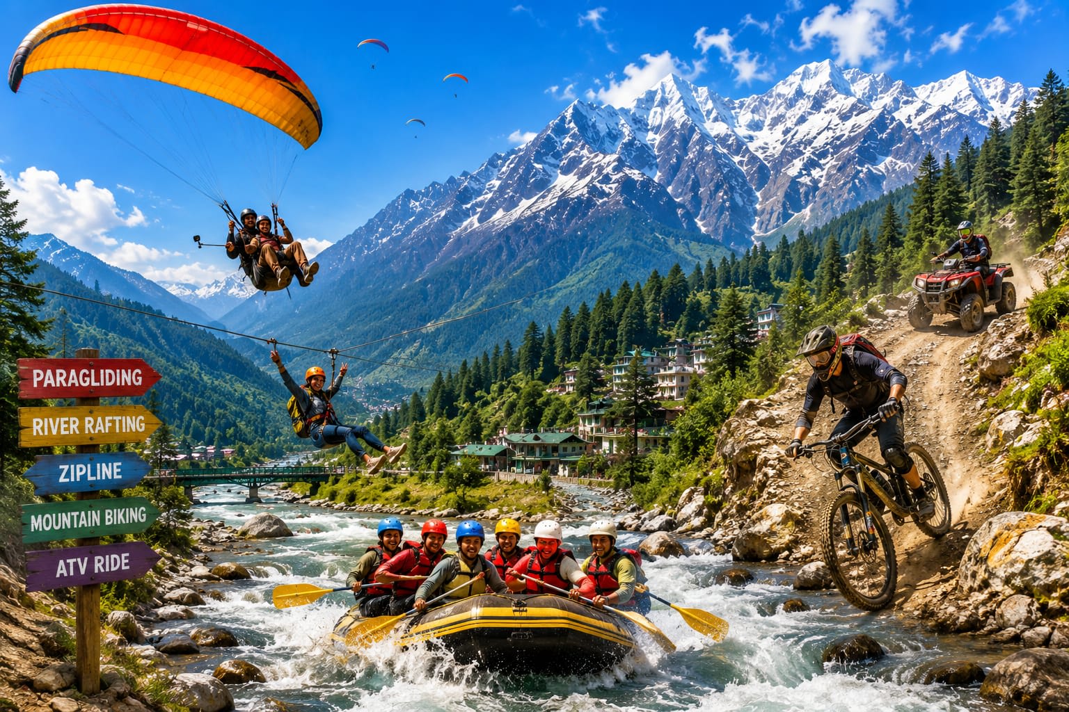 Manali adventure tour package