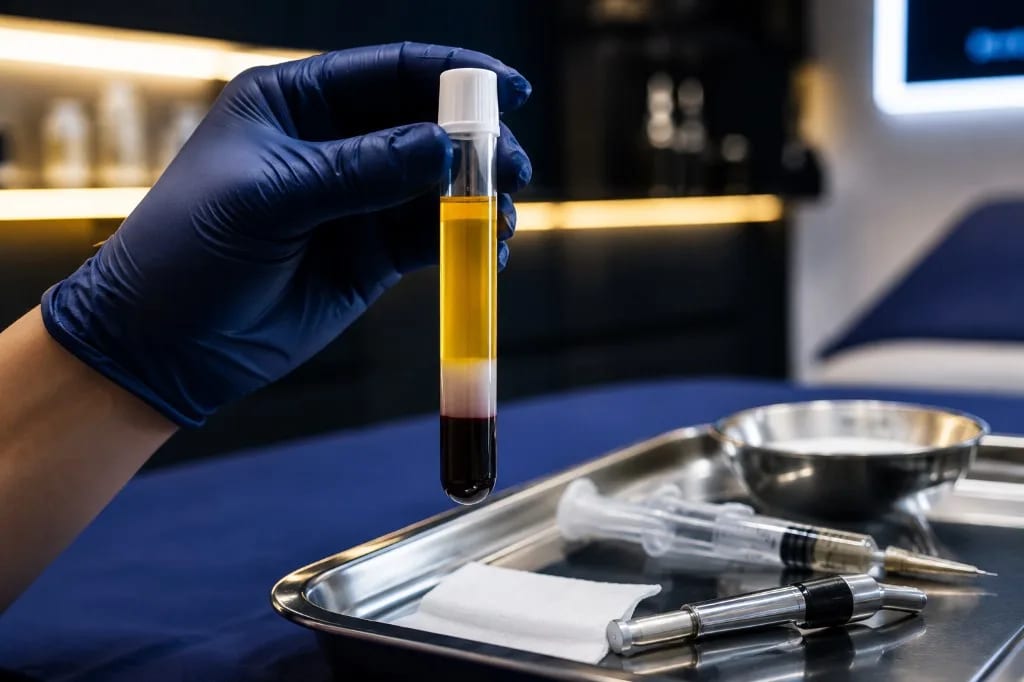 Platelet-rich plasma preparation for PRP scalp therapy