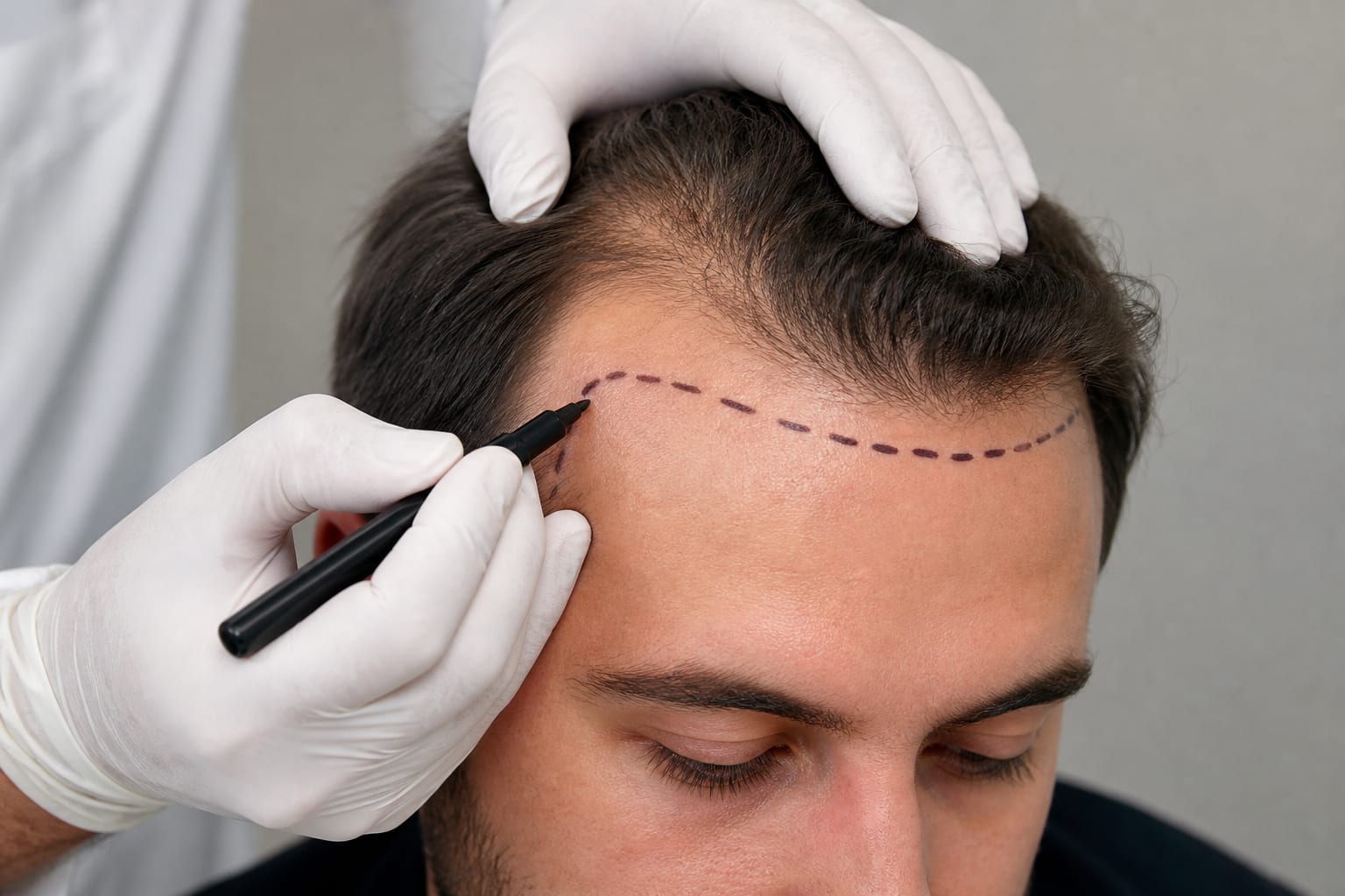 Hairline planning for hair transplant in Faridabad