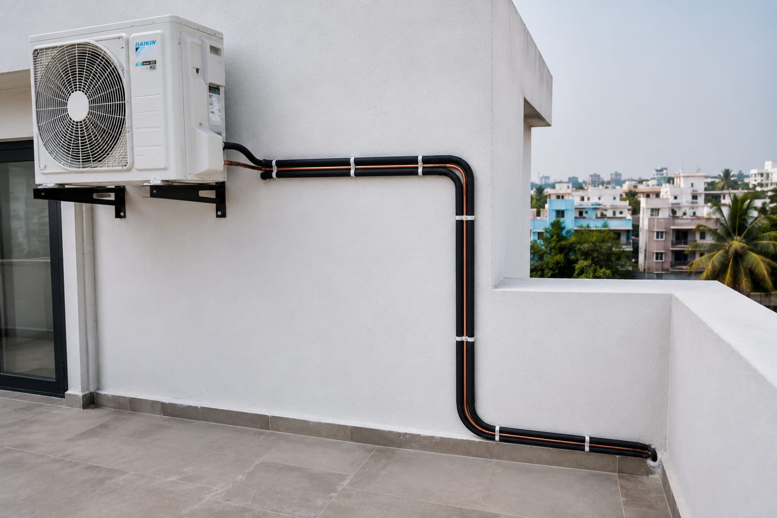 AC copper pipe extension service in Hyderabad