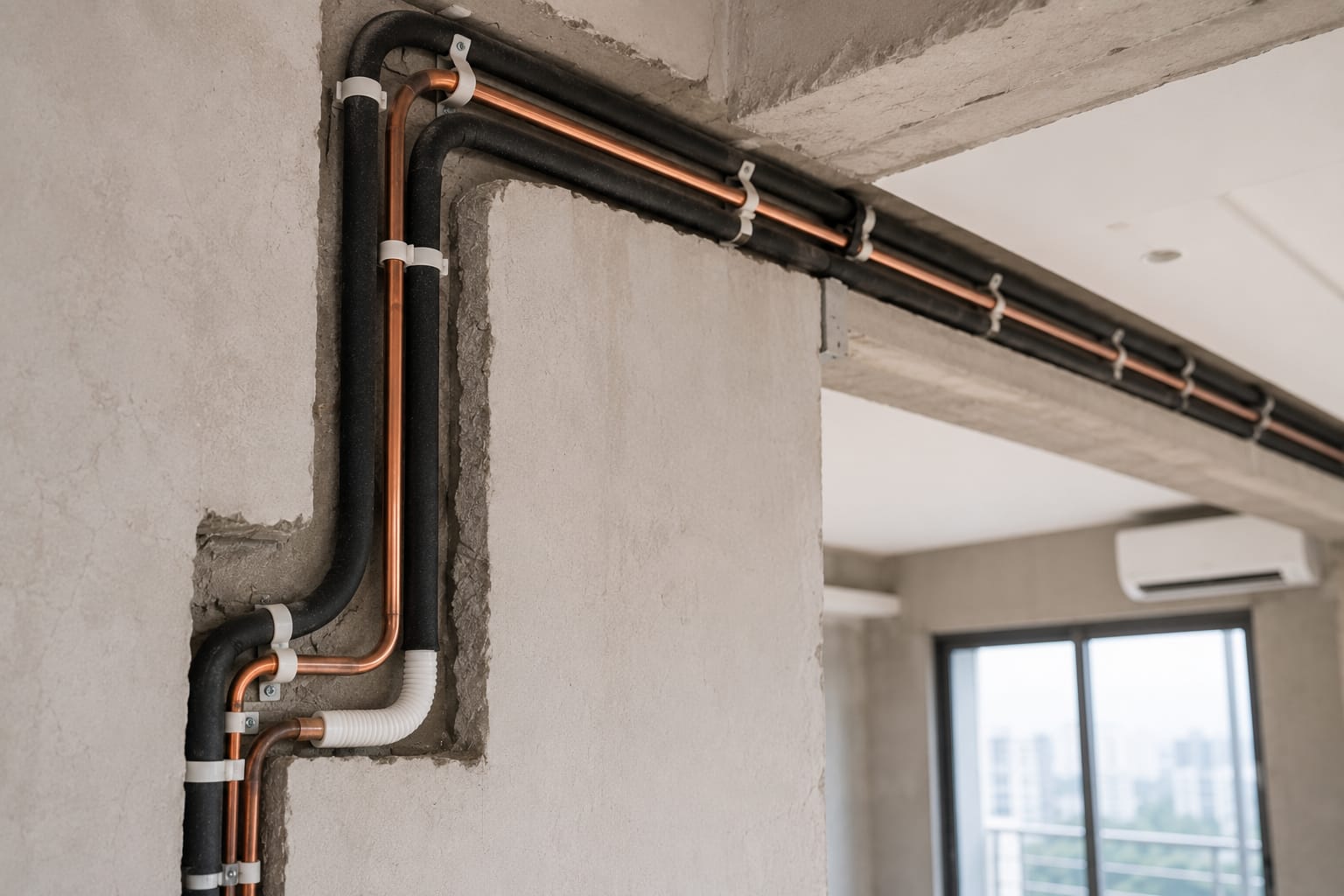 Concealed AC piping in Hyderabad