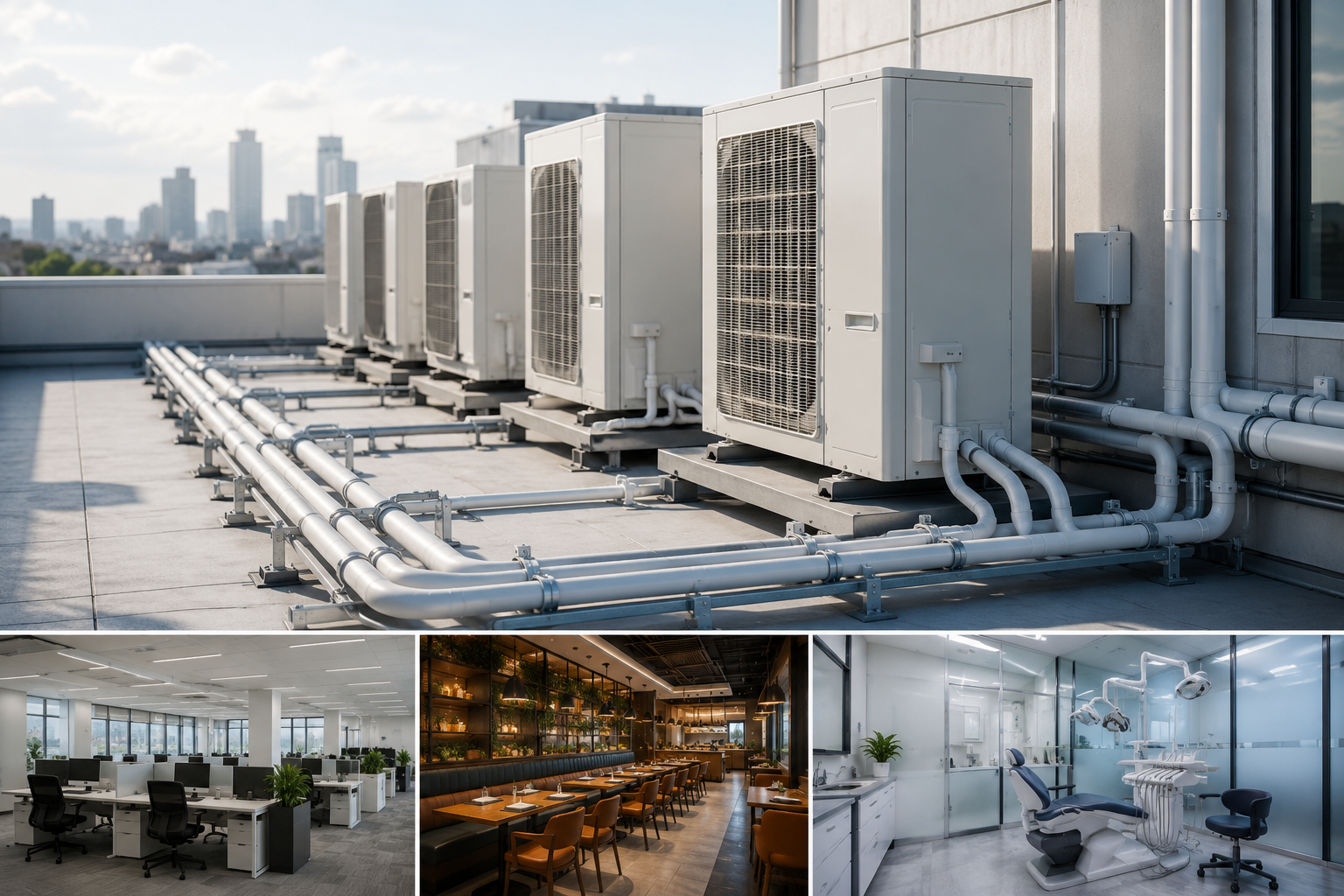 Commercial AC piping services in Hyderabad