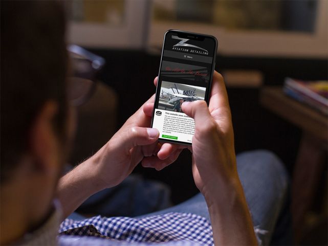Full Wax website design