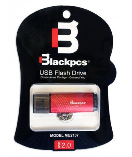 Memoria USB Blackpcs 16Gb Red MU2107