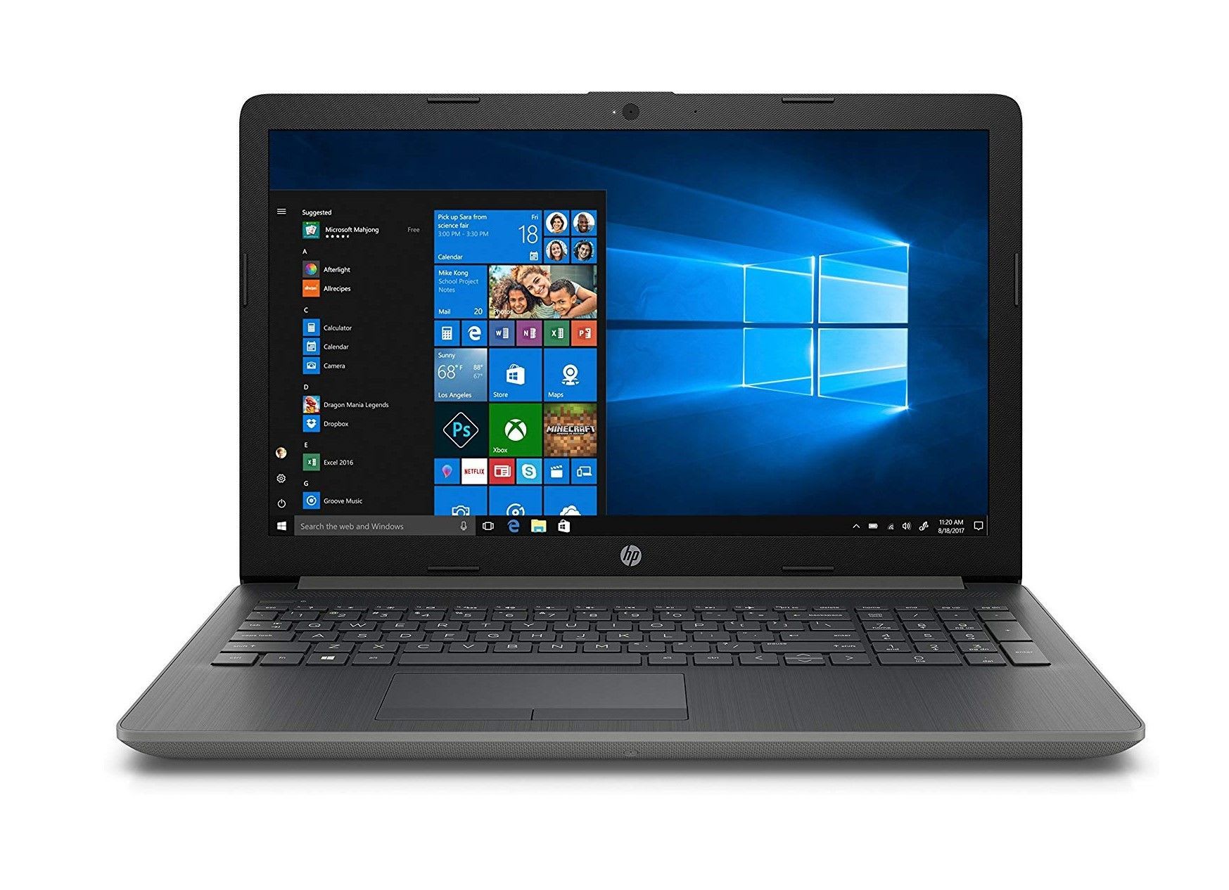 HP Laptop 15-DA0001LA, Intel Celeron N4000, Ram 4 GB, Disco Duro 500GB, Windows 10 Home, 15.6", Sin Unidad Óptica