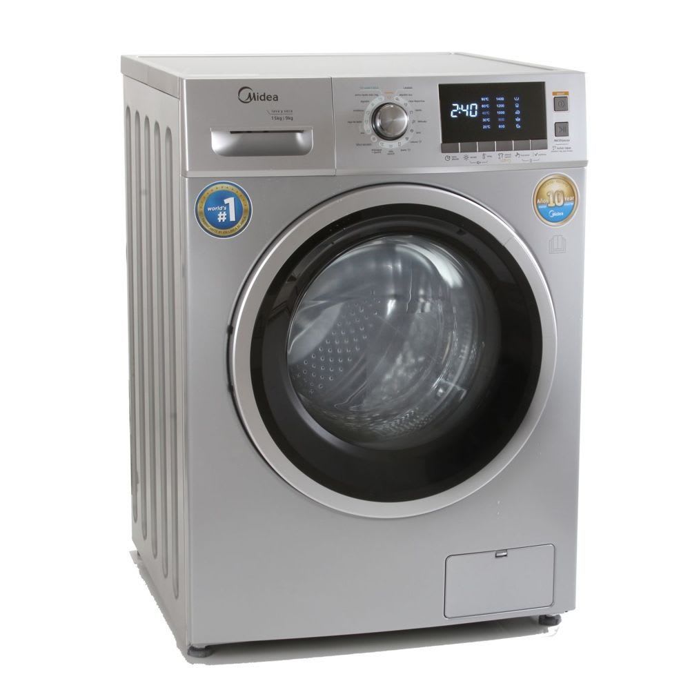 Lavasecadora, Silver, 15 kg de Lavado, 9 kg de secado