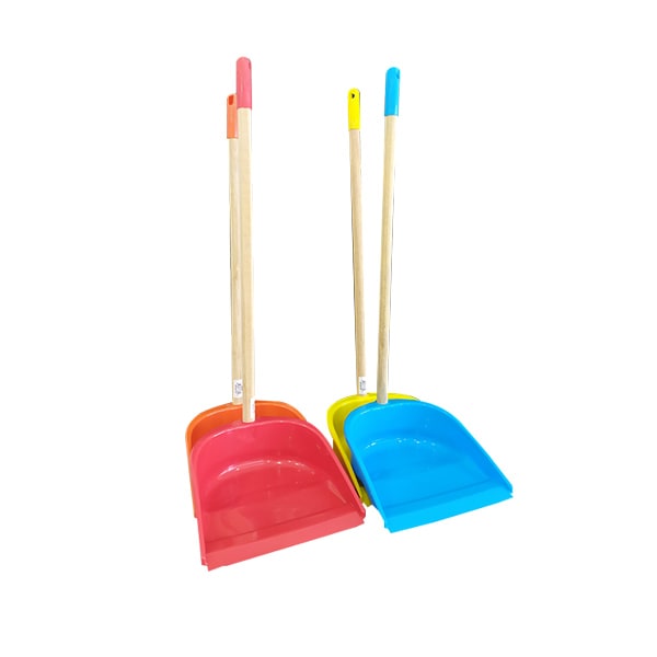Recogedor C/Bastón Varios Colores Plástico Primera 36 pz