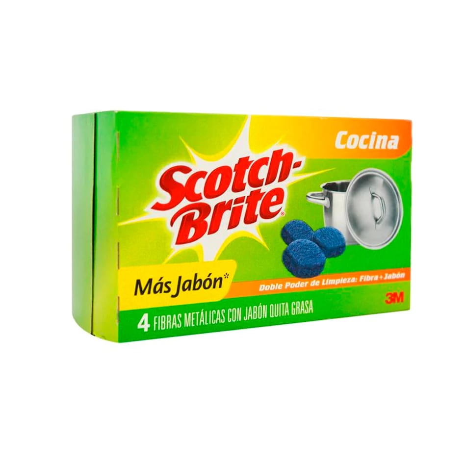 Fibra con Jabón Scotch Brite 50 pz