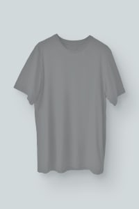 Playera Hombre Basic Vintage Gris