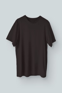 Playera Hombre Basic Vintage Chocolate