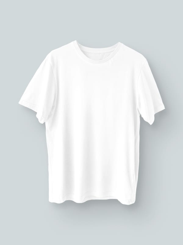 Playera Hombre Basic Vintage Blanco