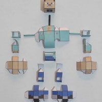 Pixel Papercraft - Trailer steve and alex