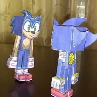 Paper Metal Sonic render