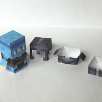 Papercraft for Minecraft Papercraft Steve with Diamond Armor