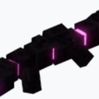 Pixel Papercraft - Mini Heart of Ender with lasers (Minecraft