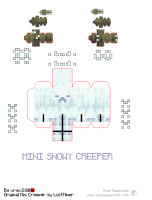 Snowy creeper (creeper overhaul mod)