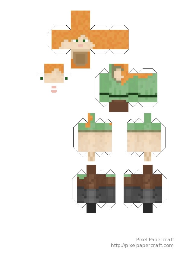 Pixel Papercraft - Minecraft Papercraft and more