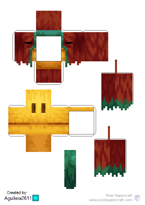 Pixel Papercraft - Sniffer (Official textures)