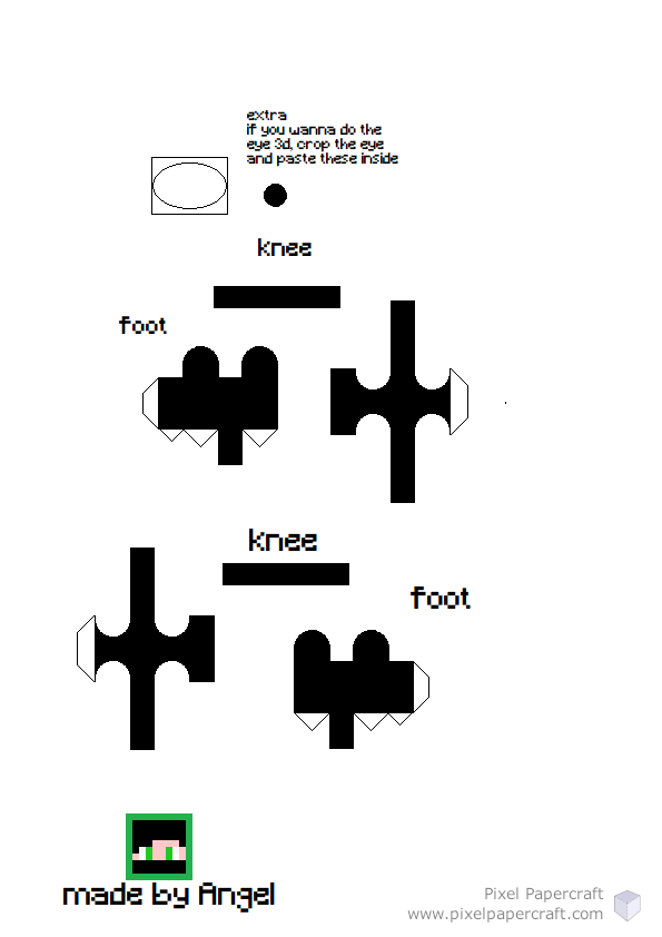 Pixel Papercraft - Seek (doors)(bendable)