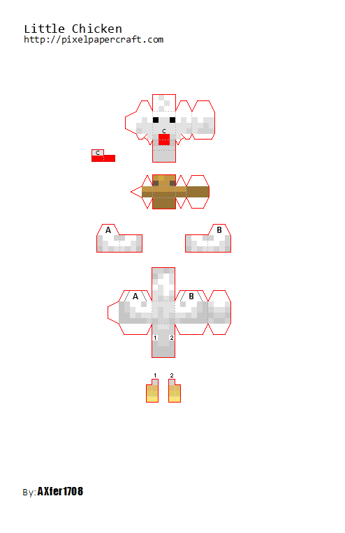 Pixel Papercraft - Search for fnaf