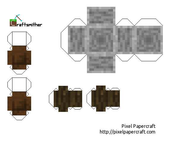 Pixel Papercraft - All Villager Workstation Blocks (1.20)