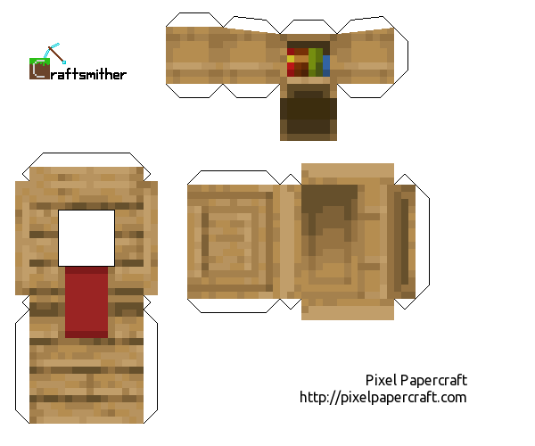 Pixel Papercraft - All Villager Workstation Blocks (1.20)