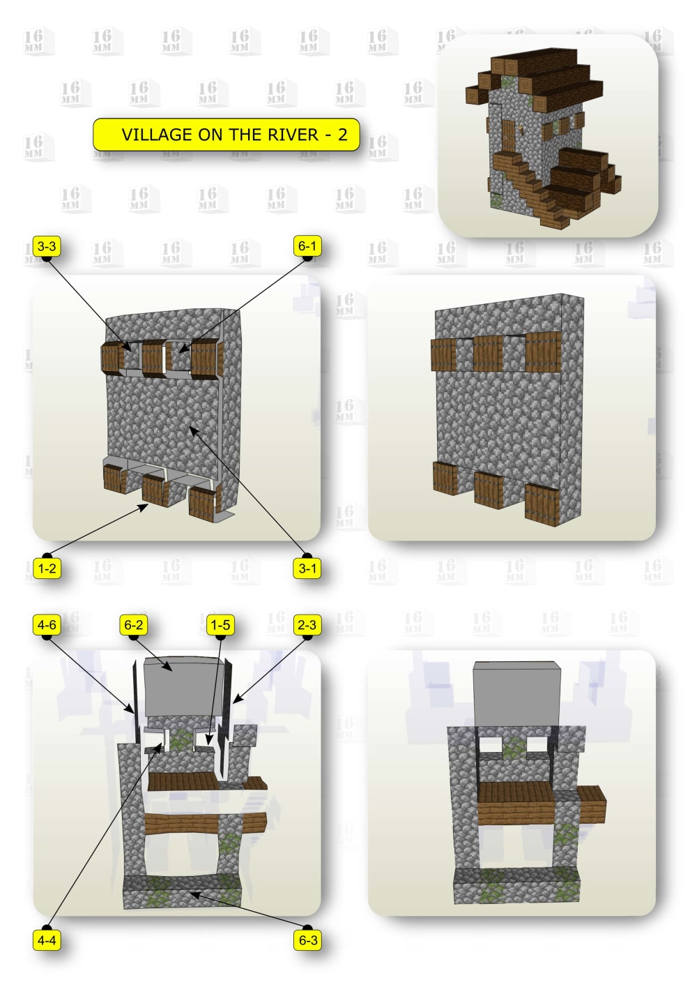 Papermau: Minecraft Chess Game Papercraft - by Pixel Papercraft