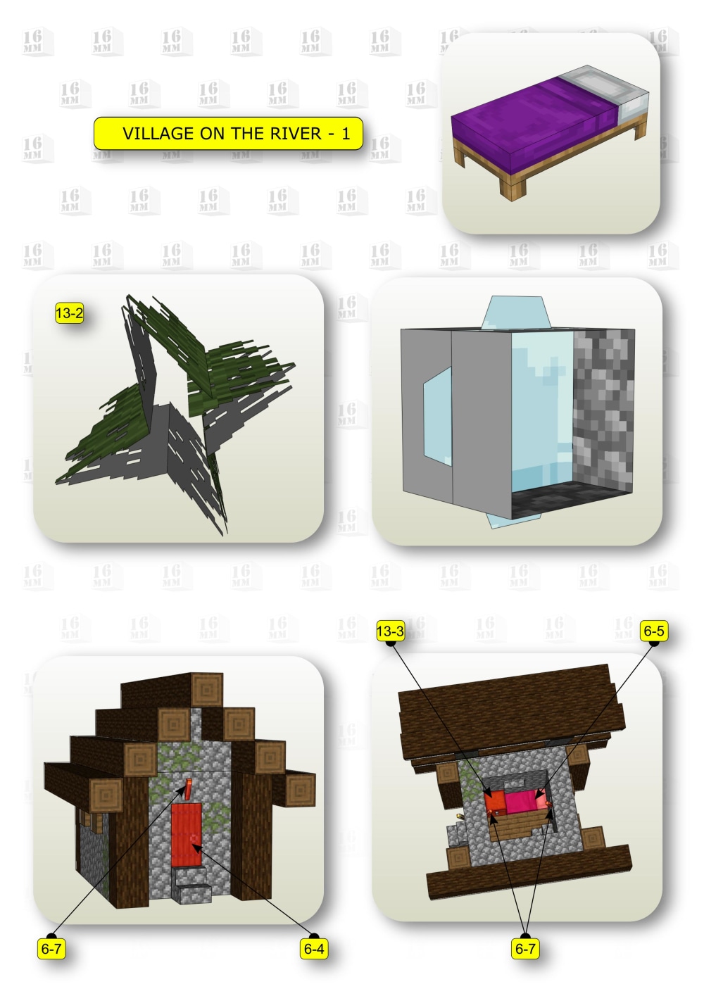 Minecraft Papercraft Template