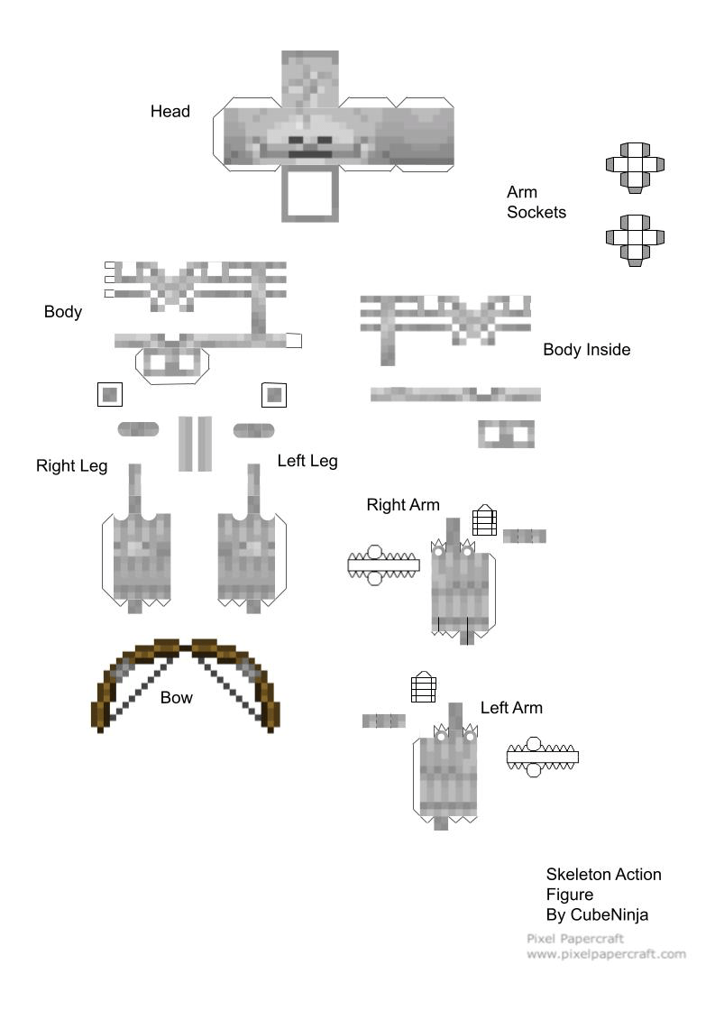 Pixel Papercraft - Toy Bendable Mobs 2: The Bending