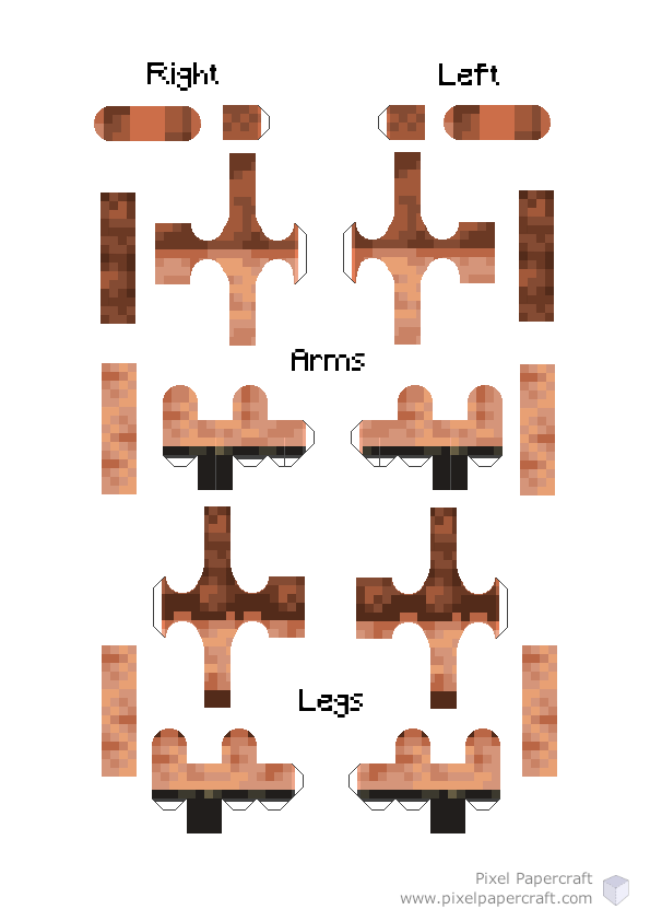 Pixel Papercraft - Toy Bendable Mobs 2: The Bending