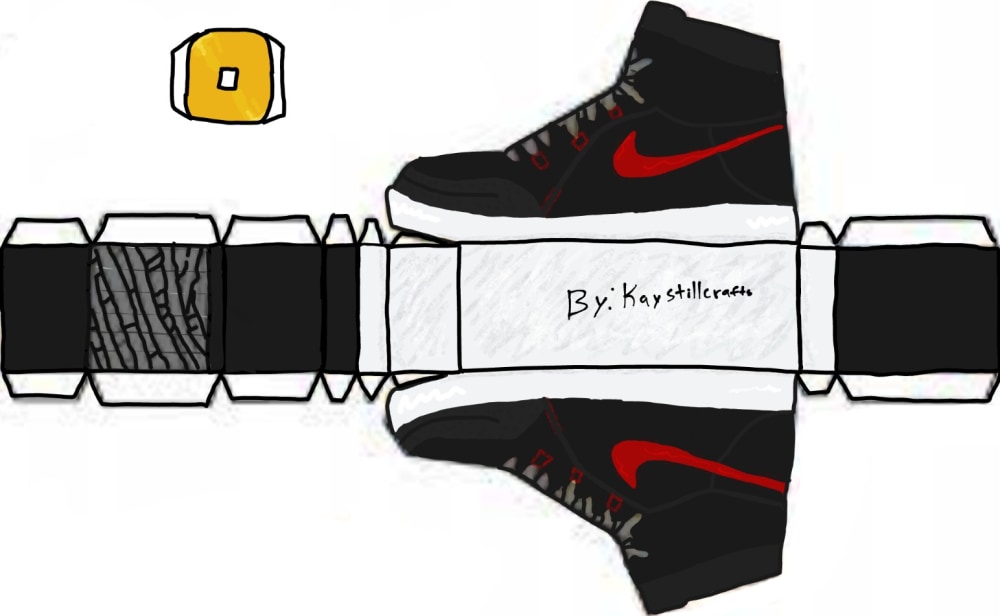 Pixel Papercraft - Buckled Shoe Meme