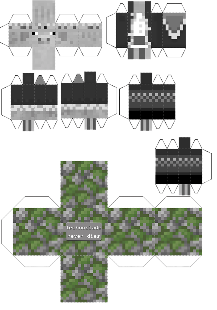 Evil Technoblade Minecraft Skin