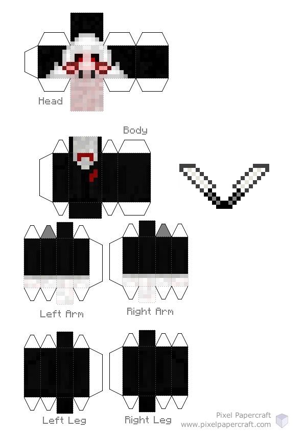 Pixel Papercraft - SCP-035 (Realistic version)