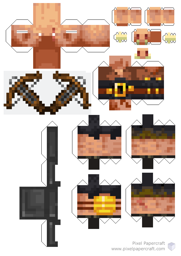 Pixelpapercraft  Papercraft minecraft skin, Minecraft crafts