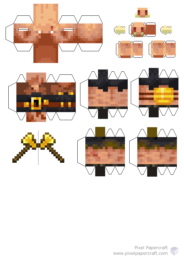 Pixel Papercraft - Sniffer (Official textures)