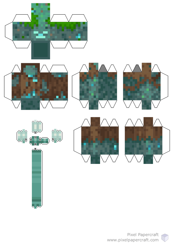 Pixel Papercraft - Sniffer (Official textures)