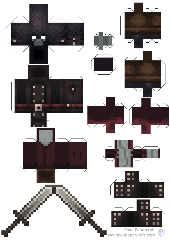 Pixel Papercraft Executioner Savage And Ravage Mod