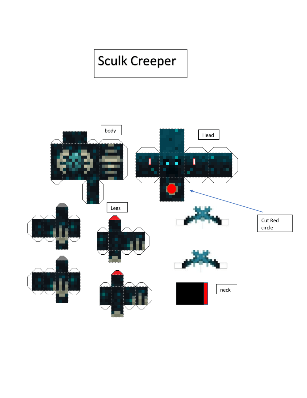 HOW TO: BENDABLE CREEPER PAPERCRAFT PART 1