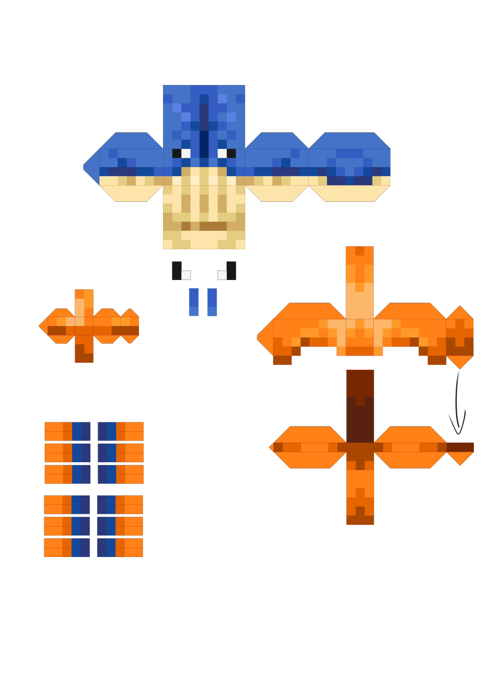 Pixel Papercraft - Rascal (mob vote 2022)