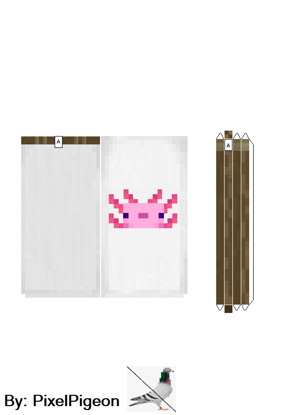 Axolotl banner minecraft tutorial