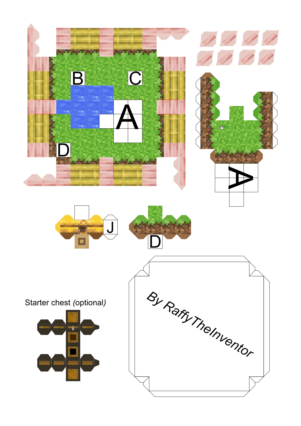 Pixel Papercraft - Advanced Chiseled BookShelf (22w42a)