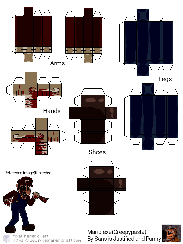 Pixel Papercraft - Screech Papercraft (Roblox Doors)