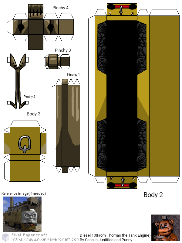 Thomas And Friends Papercraft