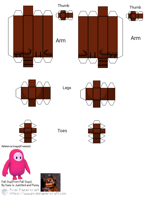 if you guys want to make a papercraft Minecraft bee like me, here's the  template :3 : r/SonazHangout