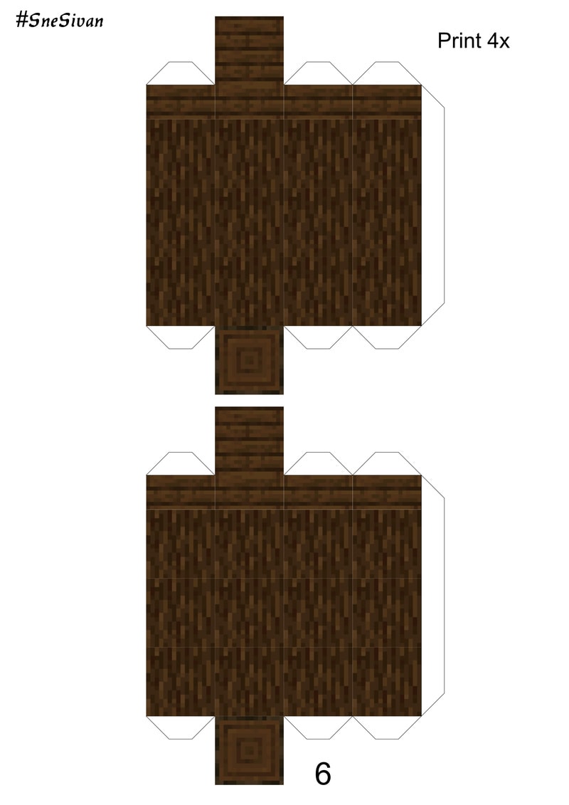 The Minecraft Pillager Papercraft Model. : r/papercraft