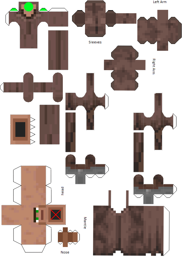 Minecraft Character Bendable Papercraft Generator